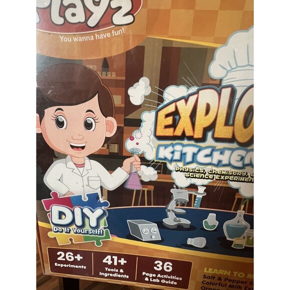 Playz Explosive Kitchen Lab 26+ Physics, Chemistry & Biology Science NEW SEALED - Picture 7 of 10
